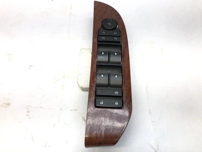 GMC Yukon XL1500 LF 2007-13 interruptor maestro de ventana eléctrica grano de madera OEM 15906881 Foto 1 de 4