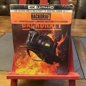 BACKDRAFT STEELBOOK (4K UHD + Blu-Ray + Digital) 30th Anniversary Limited Neu!! - Bild 1 von 6