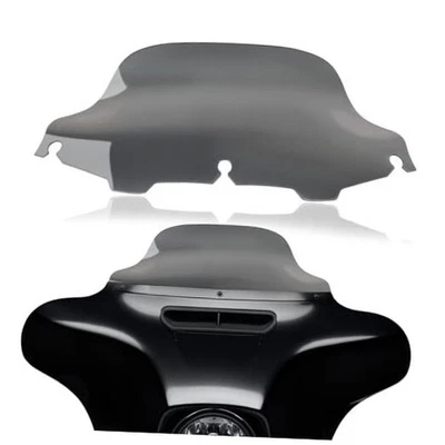  Ветровое стекло 8 дюймов для мотоцикла Black Wave совместимо с 8-дюймовым дымчатым - Изображение 1 из 4