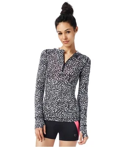 Aeropostale Womens Spotted Quarter Zip Hoodie Sweatshirt, 001, Juniors, XL - Picture 1 of 3