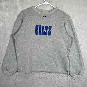 A1 Vintage 90s Nike Team Indianapolis Colts Center Swoosh Sweatshirt Youth Large