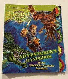 Beast Quest Adventurers Handbook - Adam Blade - W/Stickers - Only 3 Pages Used - Picture 1 of 7