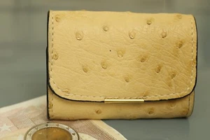 Edle Geldbörse "KRALLE". Echtes Straußen Leder! NEU! Purse ostrich NEW! 869 - Bild 1 von 2