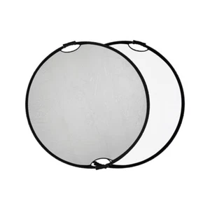 Quadralite Pannello riflettente bianco/argento con impugnatura 60 cm - Foto 1 di 5