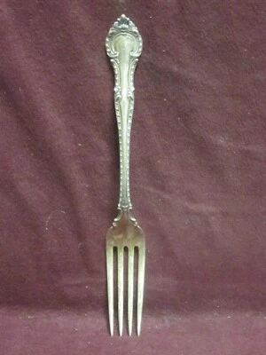 Sterling Gorham ENGLISH GADROON  DINNER   FORK  7 1/8"  47g  no monogram   - Image 1 of 4