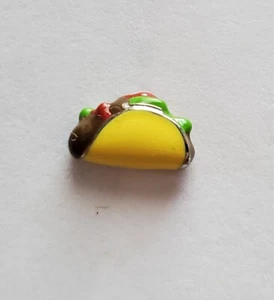 Ciondolo Origami Gufo GUSTOSO TACO CINCO DE MAYO Smalto Galleggiante NUOVO - Foto 1 di 2