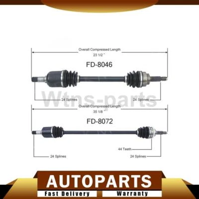 2X JUNTAS CV DELANTERAS TRAKMOTIVE EJES EJE EJES PARA FORD FESTIVA 1989-1993 Foto 1 de 4