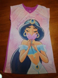 Nightgown Disney Princess Jasmine Aladdin Purple Head full of Dreams Girl Medium - Picture 1 of 6