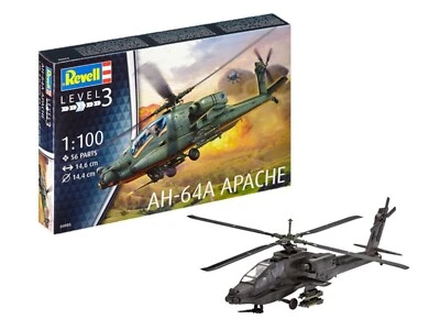 AH-64A Apache Hubschrauber Helikopter Revell Modellbausatz 04985 - Bild 1 von 4