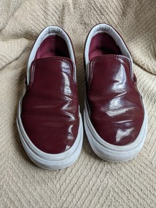 slip on vans leather