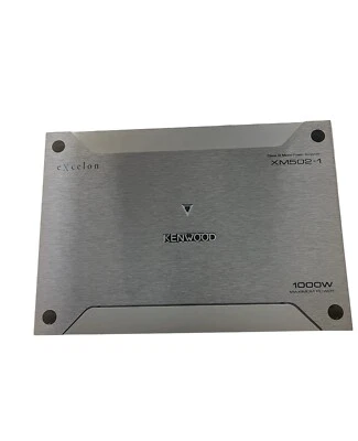 Kenwood Excelon XM502-1 Mono Subwoofer Class D Marine Amplifier open box - Image 1 of 3
