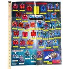 Vintage Masters of the Universe Figur Checkliste Poster Katalog MOTU 1985 He-Man