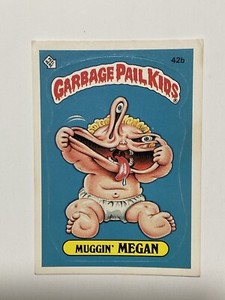 Garbage Pail Kids-Series 1-1985-Muggin' Megan-42b