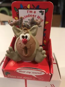 "I'm a Reindeer Hug" - The Hug Factory Collectible Figure NIP Christmas Musical - Picture 1 of 7