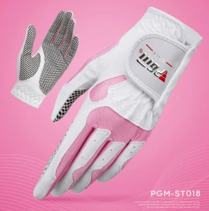 AUS Women's Golf Gloves Microfber Cloth Anti-skid Particles Golf Gloves 1 Pair - Picture 1 of 16