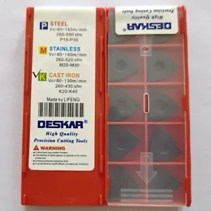 Herramientas específicas de hierro fundido WNMG432 WNMA080408 insertos de carburo hoja CNC 10 piezas - Imagen 1 de 7