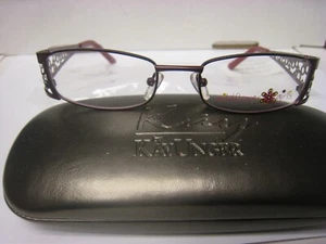 Wildflower Girls Eyeglasses Model LUCY In BURGUNDY  47-17-130-25V with case - Picture 1 of 6
