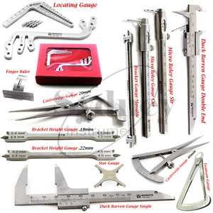 Medidor Regla Deslizante Iwanson Soporte Posicionamiento Pinzas Médicas Laboratorio - Imagen 1 de 14