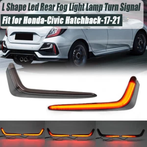 Luz de freno trasera LED reflector de parachoques trasero para Honda Civic Hatchback 2017-2021 - Imagen 1 de 12