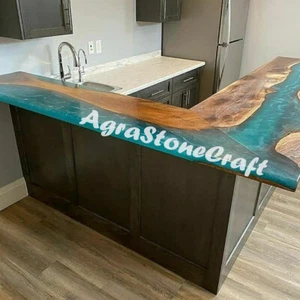 Epoxy Countertop Kitchen countertop Epoxy wood countertop Resin countertop - Picture 1 of 7