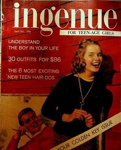Teenagers Ingenue Magazine September 1959 Fashion Beauty Hair Dos - Picture 1 of 3