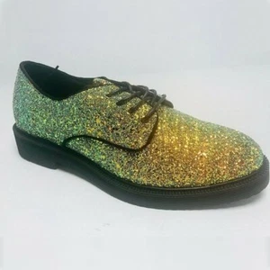 Men’s Angelino Gold | Black Glitter Fashion Shoes NWT - Picture 1 of 5