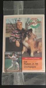 1993 Milk Bone MLB Super Stars Cal Ripken on Front Unopened Pack - Picture 1 of 2