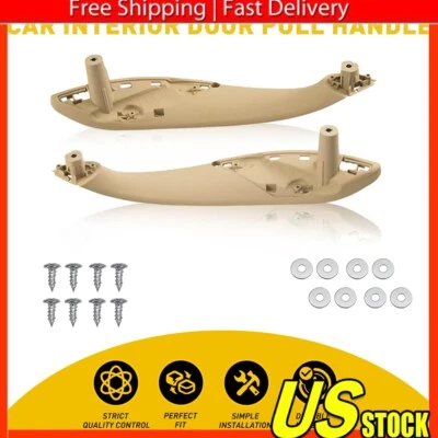 Juego de 2 manijas de tirador de puerta delanteras izquierda y derecha para BMW 320i 428i 435i A Foto 1 de 4