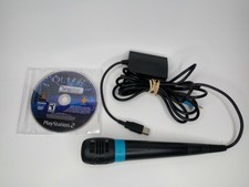 Sony PlayStation 2 PS2 Singstar Queen Singing Game, Microphone, & Adapter Bundle