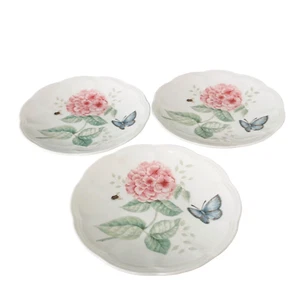 Lenox Plate Butterfly Meadow Bread Dessert Dinnerware Bees Flowers 6.5 inch - Picture 1 of 3
