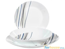 Piatti arcopal athenais blu 18 pezzi luminarc