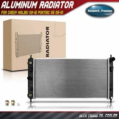 Radiator for Chevy Malibu 2008-2012 Pontiac G6 2006-2010 Saturn Aura Auto Trans - Image 1 of 4