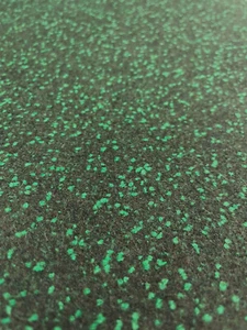 7.25 yds Luum Emergent Meteor Shower Green Speckled Wool Blend Upholstery Fabric - Picture 1 of 11