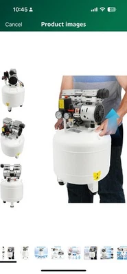 Compresor de aire portátil sin aceite ultra silencioso médico 40L bomba de aire 110V 165 litros Foto 1 de 4