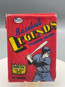 Tarjetas coleccionables Pacific Baseball Legends 1988 paquete sellado - Imagen 1 de 2