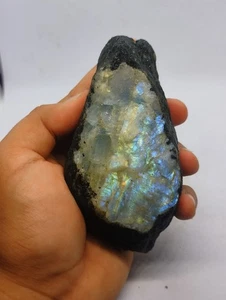 2605ct Rainbow Moonstone Excellent– Blue Fire Raw Gem - Picture 1 of 7