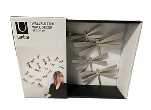 Libelle Umbra Wand Flatter 20er Set Boho Wandbild Wandbild Aufkleber Wohndeko - Bild 1 von 7