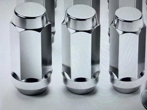 1/2x20 Lug Nuts, 1/2''-20 Wheel Lug Nuts Compatible - 17 Pack 1.9 inch - Picture 1 of 8