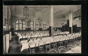 Kandern, Innenansicht des Luisenheims, Ansichtskarte 1912  - Picture 1 of 2