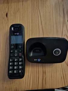 BT 1200 Uciążliwe blokowanie połączeń Pojedyncza bezprzewodowa czarna słuchawka telefonu - bez wtyczki AC. - Zdjęcie 1 z 3
