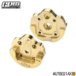 GPM Brass Outer Portal Drive Housing Front/Rear Heavy Edition AXIAL UTB18 Capra - Picture 1 of 4