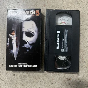 HALLOWEEN 5 THE REVENGE OF MICHAEL MYERS VHS VERY GOOD CONDITION - Imagen 1 de 6