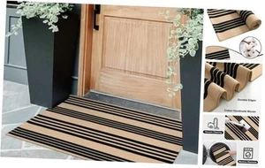 Front Door Mat Outdoor 24''x35'' Machine Washable Front Door Rug Entry Rug - Picture 1 of 8