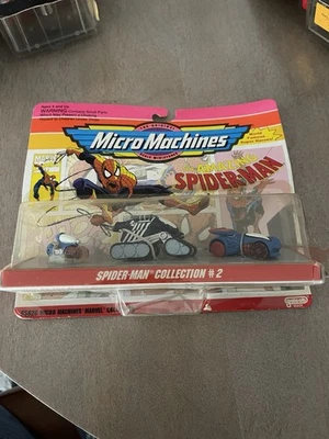 1993 Spider-Man Micro Machines Collection #2 Brand New Damaged Box - Image 1 of 4