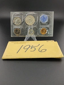 1956 United States Proof Coin Set Flat Envelope - Picture 1 of 19