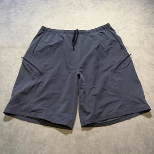 Vintage Nike Shorts Herren 3XL Dri Fit Woven Nylon Performance Reißverschlusstaschen blau - Bild 1 von 9