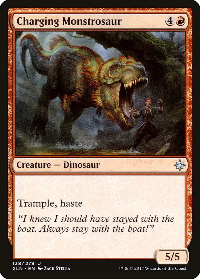 Charging Monstrosaur (138) Ixalan XLN MTG Magic - Image 1 of 1