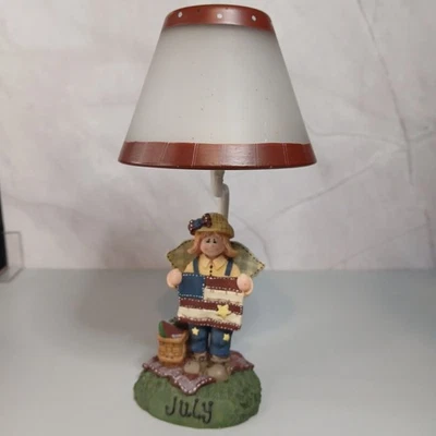 Suporte de luz de chá Yankee Candle Crazy Mountain julho, 4 de julho anjo - Imagem 1 de 4