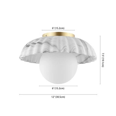 Safavieh GRIMA 12" FLUSH MOUNT, Reduced Price 2172770868 FLU4089A - Image 1 of 4