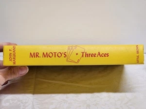 1938 Mr. Moto's Three Aces A John P. Marquand Omnibus Antique Book - Picture 1 of 5